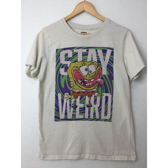 Nickelodeon Spongebob Stay Weird Tee Large - Picture 1 of 5